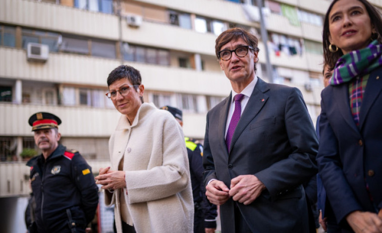 Illa, Parlon, Cañete i comandaments de Mossos visiten el lloc del tiroteig de la Mina