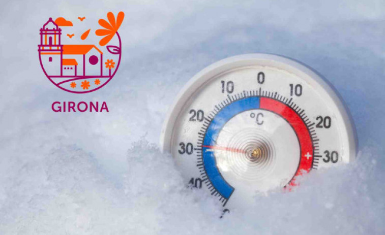 El fred polar castiga Girona! Les temperatures baixen fins a -12,8°C i encenen les alertes