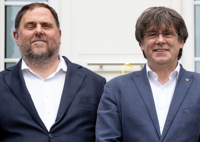 Cimera entre Puigdemont i Junqueras aquest dijous