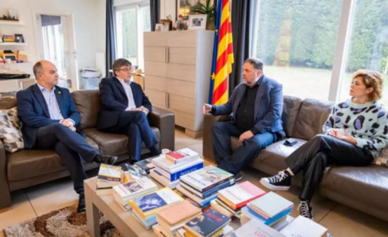 Puigdemont i Junqueras es comprometen que Junts i ERC comencin 