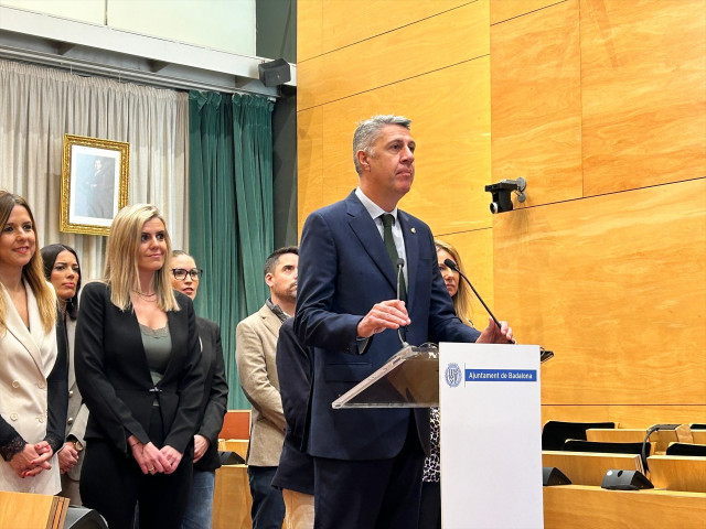 EuropaPress 6459279 alcalde badalona barcelona xabier garcia albiol rueda prensa ayuntamiento