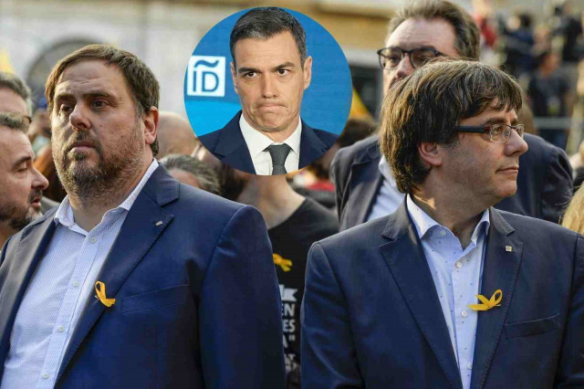 OriolJunquerasPedroSnchezyCarlesPuigdemontdeizquierdaaderecha