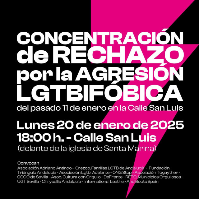 EuropaPress 6462525 cartel concentracion prevista 1800 horas 20 enero