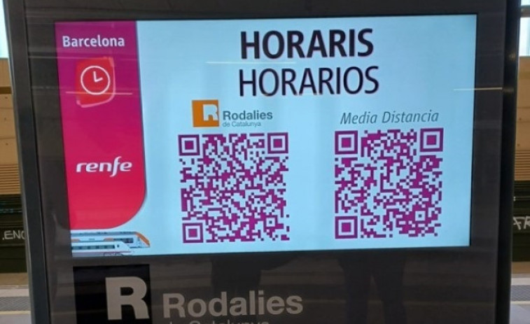 Rodalies digitalitza els seus sistemes d'informació amb 270 pantalles a 80 estacions