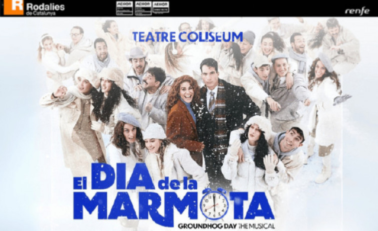 Espectaculars descomptes de la mà de Renfe per veure el musical 'El Dia de la Marmota'