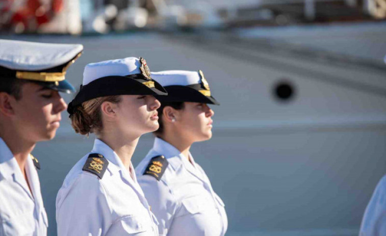 Preocupació per l'estat de salut de la princesa Leonor després de passar 11 dies al vaixell Elcano