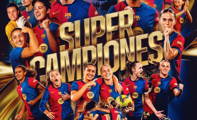 El FC Barcelona escombra al Real Madrid i s'emporta la Supercopa Femenina