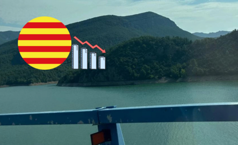 Sequera a Catalunya: la capacitat d'aigua als embassaments baixa fins al 32,21%