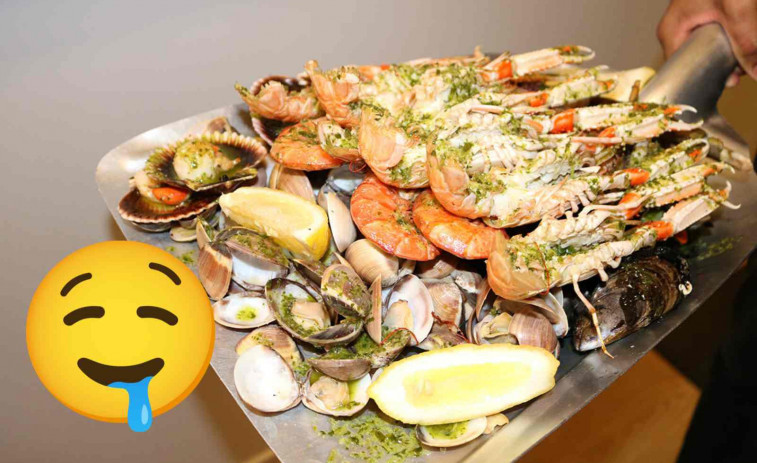 La mariscada més viral de Catalunya: a Barcelona serveixen gambes i llamàntols amb una pala!