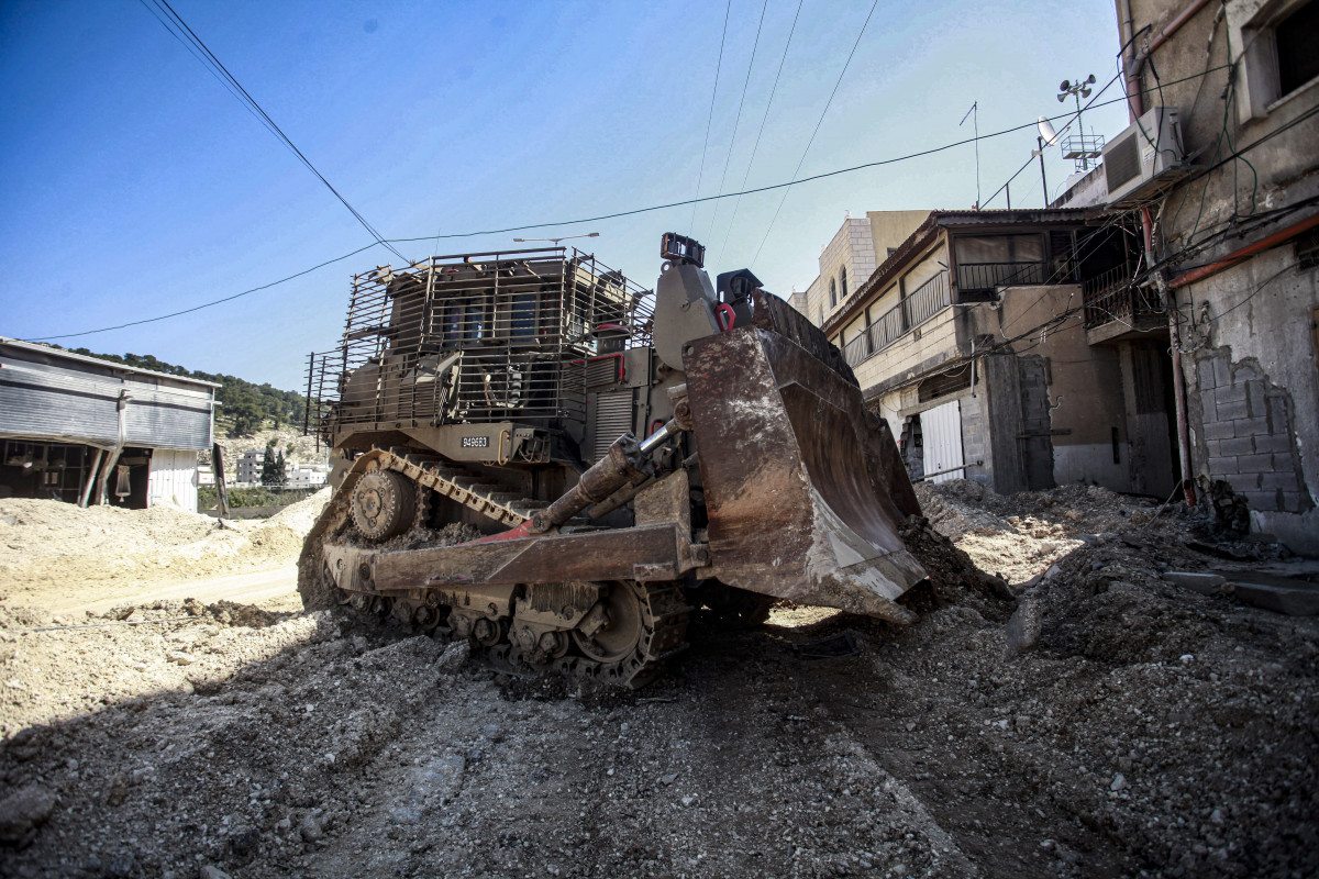 EuropaPress 6551631 february 26 2025 tulkarm west bank palestine israeli military bulldozers