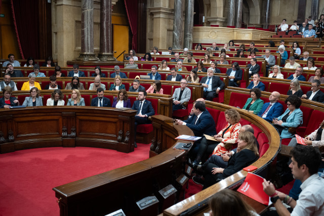 EuropaPress 5528637 vista sesion plenaria parlament 24 octubre 2023 barcelona catalunya espana