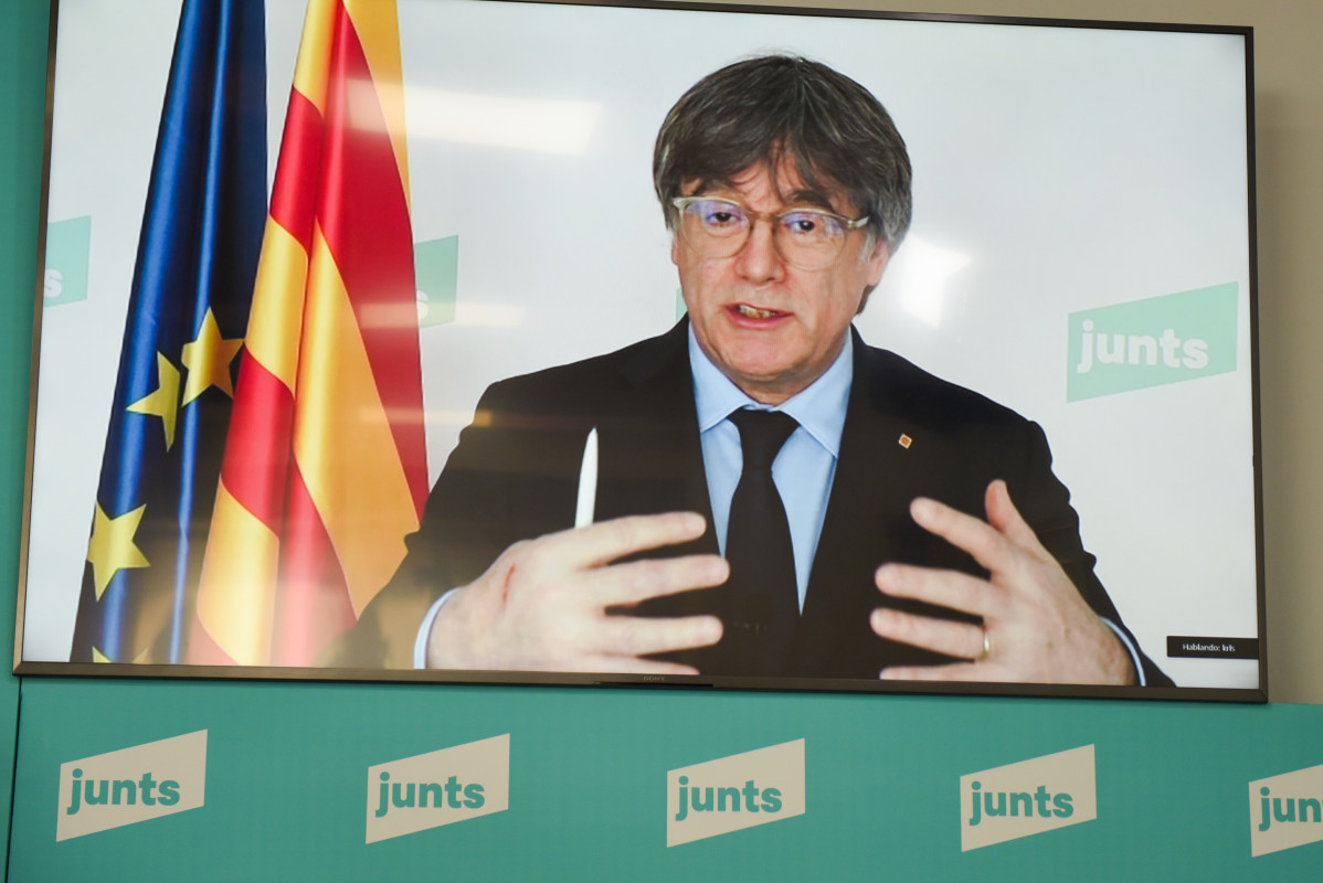 EuropaPress 6557263 presidente junts carles puigdemont rueda prensa marzo 2024 barcelona