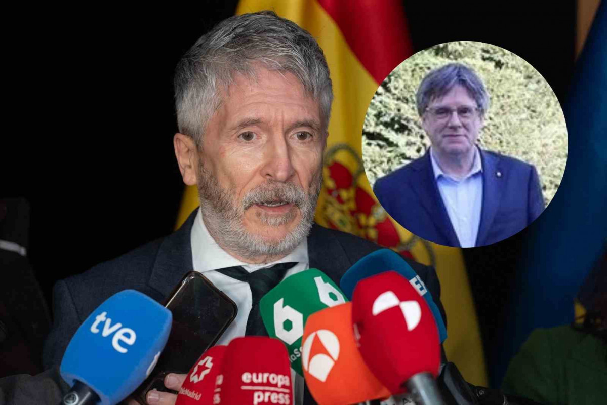 Fernando Grande Marlaska y Carles Puigdemont