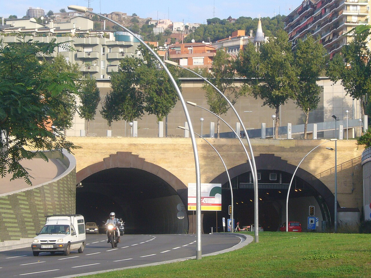 Boca sud del tunel de la Rovira