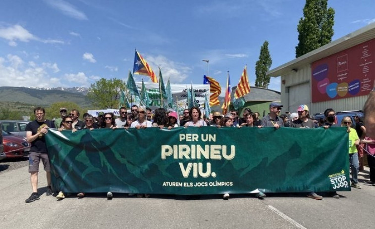 Stop JJOO amenaça amb mobilitzacions massives si el Govern recupera el projecte olímpic dels Pirineus