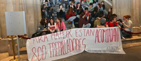 PROTESTA UNIVERSITAT