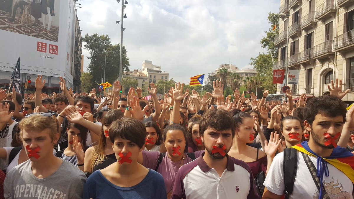 manifestació Estudiants