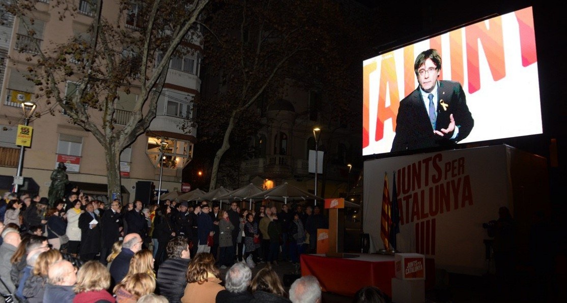 Míting final juntsxcat Puigdemont