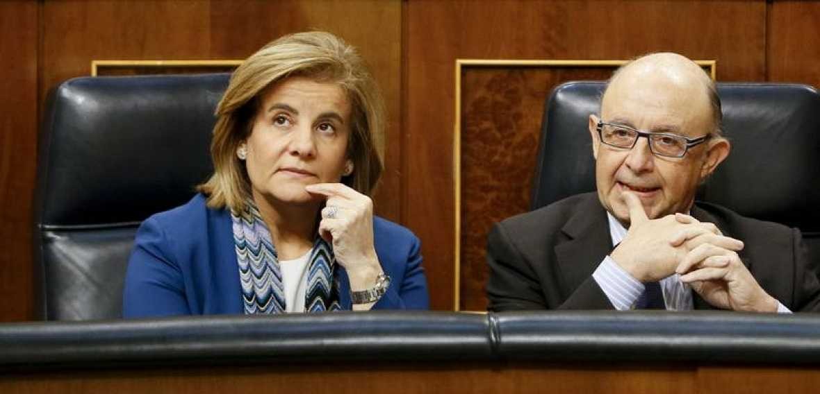 Fátima Báñez amb cristobal montoro