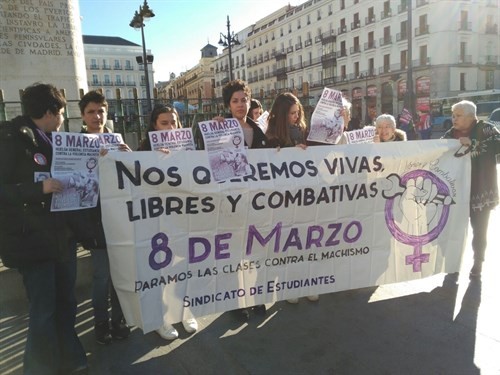 Vaga feminista sindicat estudiants