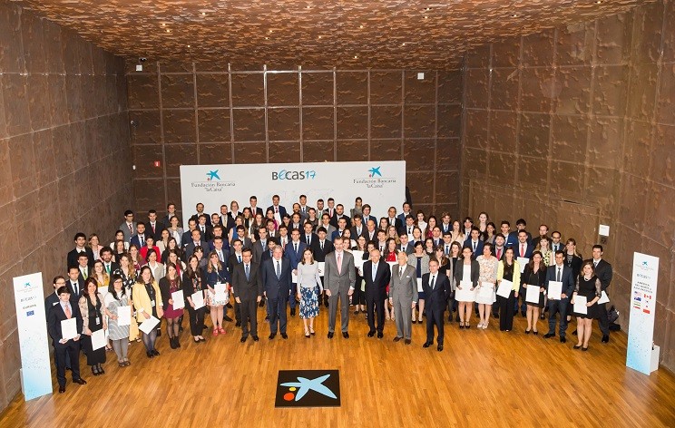 Lliurament Beques la Caixa 2018 foto general