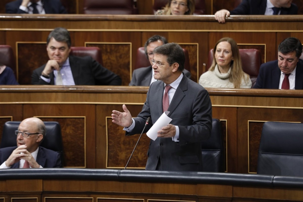 Ministre de justícia rafael catalu00e1 al congrés