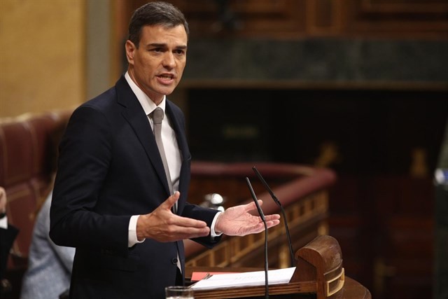 Pere sanchez moció censura PSOE contra rajoy