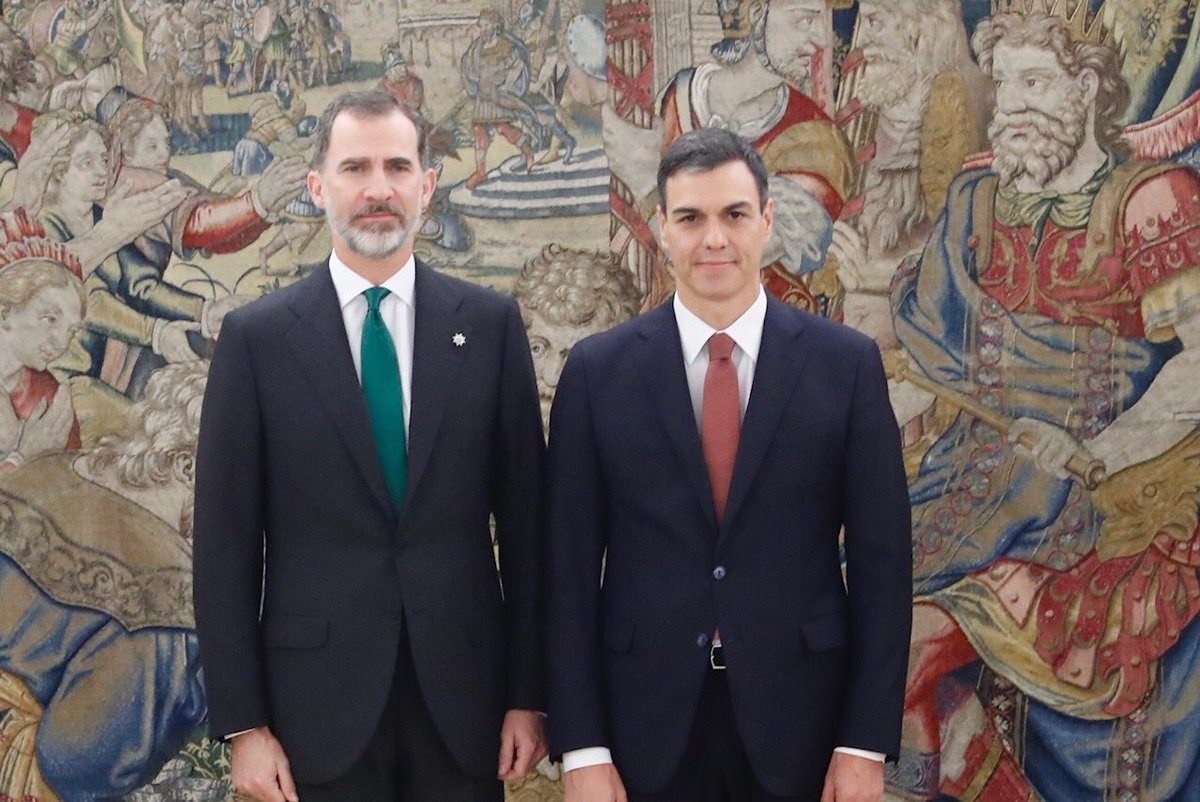 Felip VI pedro sanchez