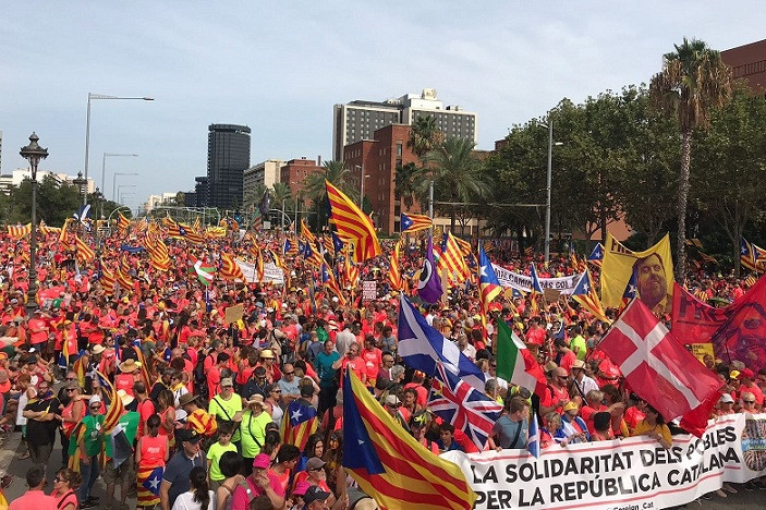 Diada 2018 diagonal independentistes estelades 11.092.018