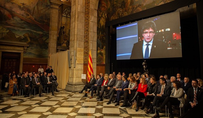 Presentaciu00f3n del Consell per la Repu00fablica al Palau de la Generalitat David Zorrakino