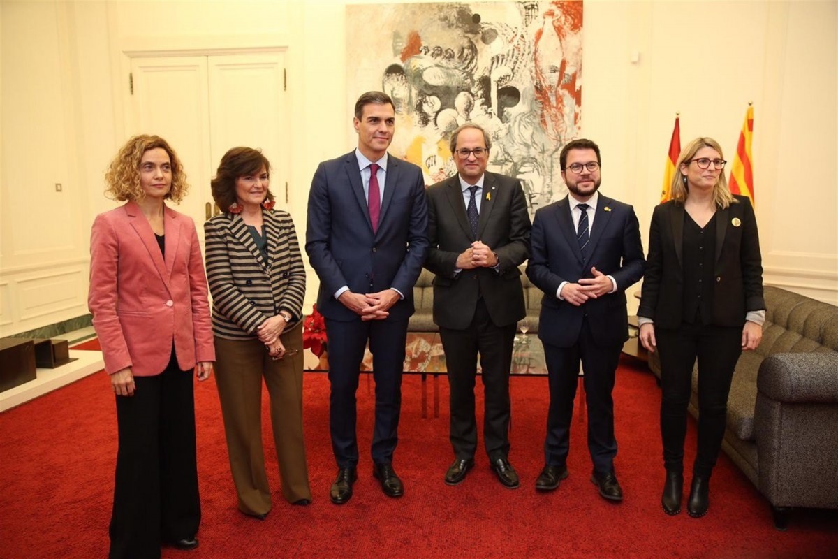 Consellers ministres torra sánchez pedralbes