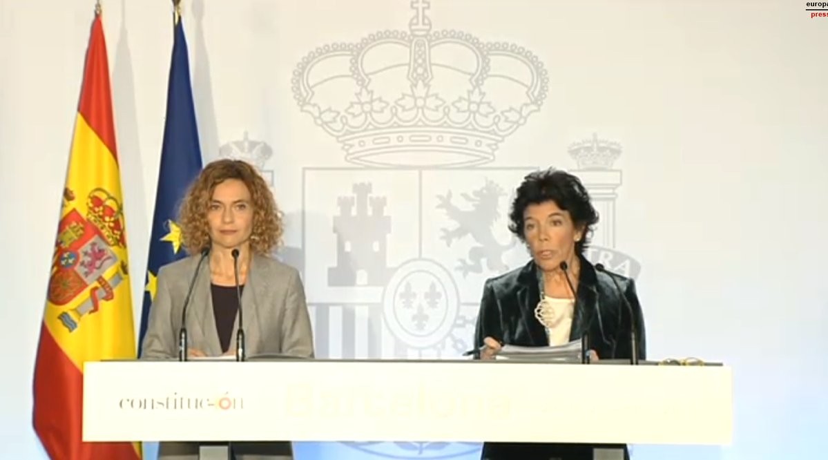 Batet i Celaá després del Consell de Ministres