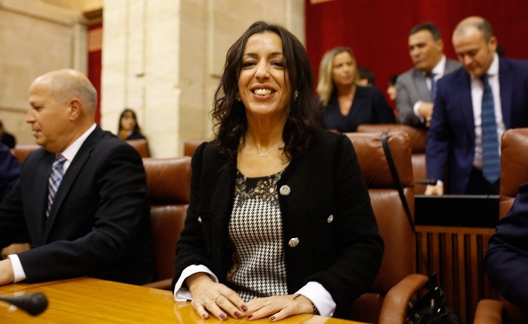 Marta Bosquet, presidenta del Parlament andalús