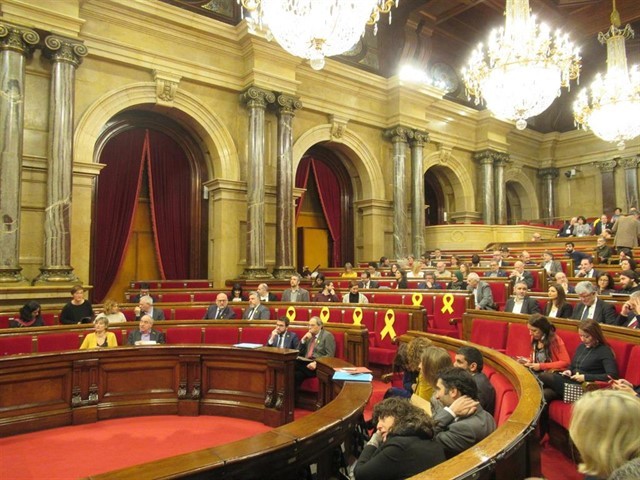 Ple del parlament de catalunya