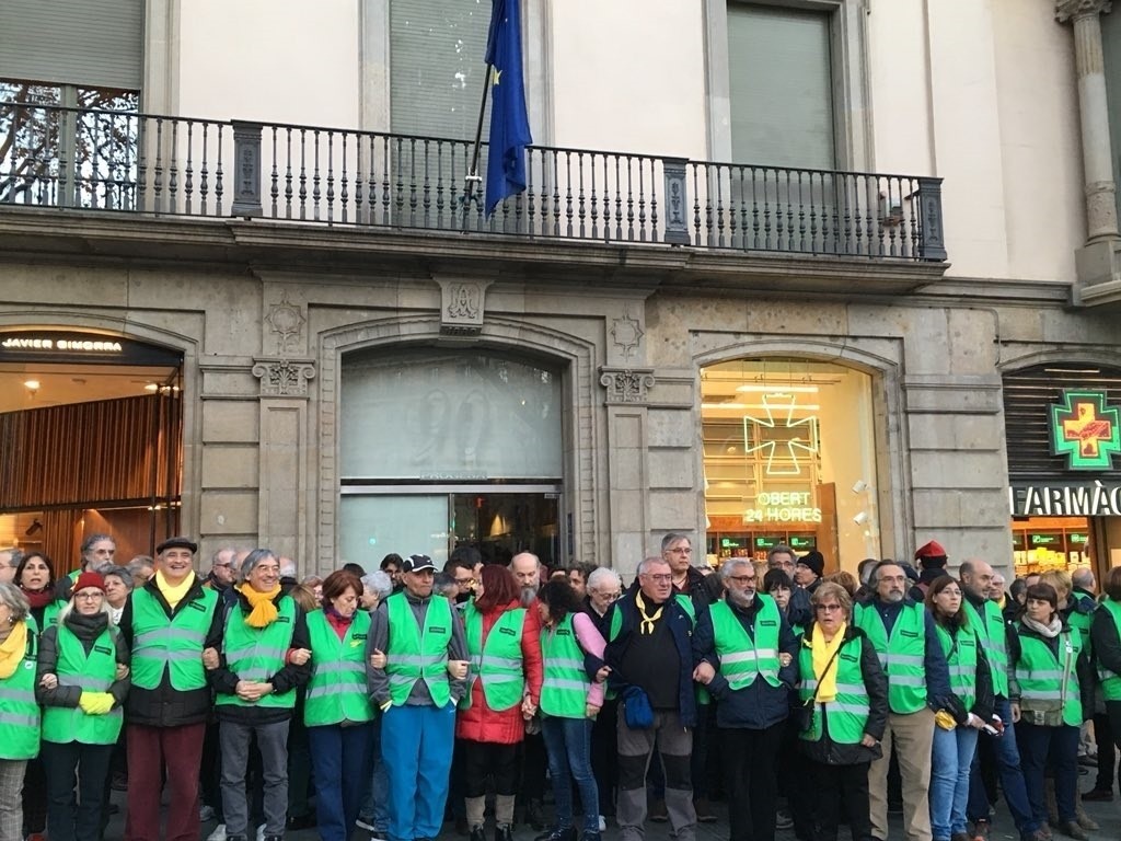 Manifestants anc seu parlament europeu