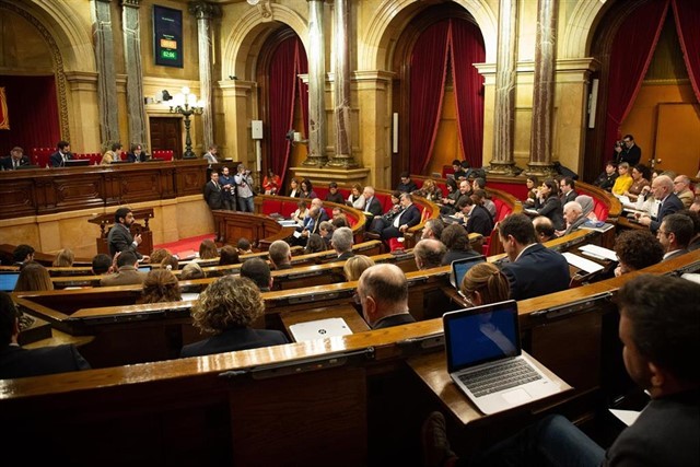 Ple del Parlament de Catalunya