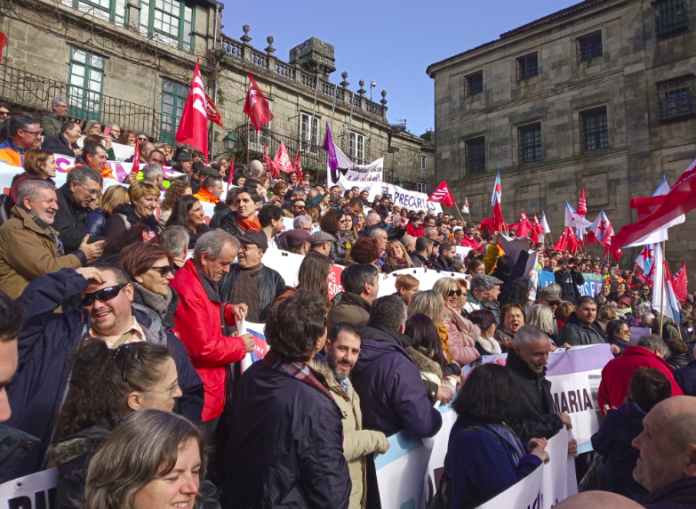 Manifestaciu00f3n sanitat gallega