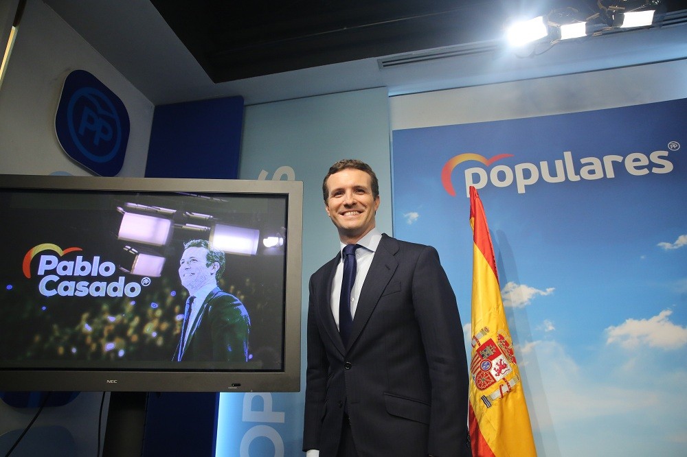 El president del Partit Popular Pau Casado