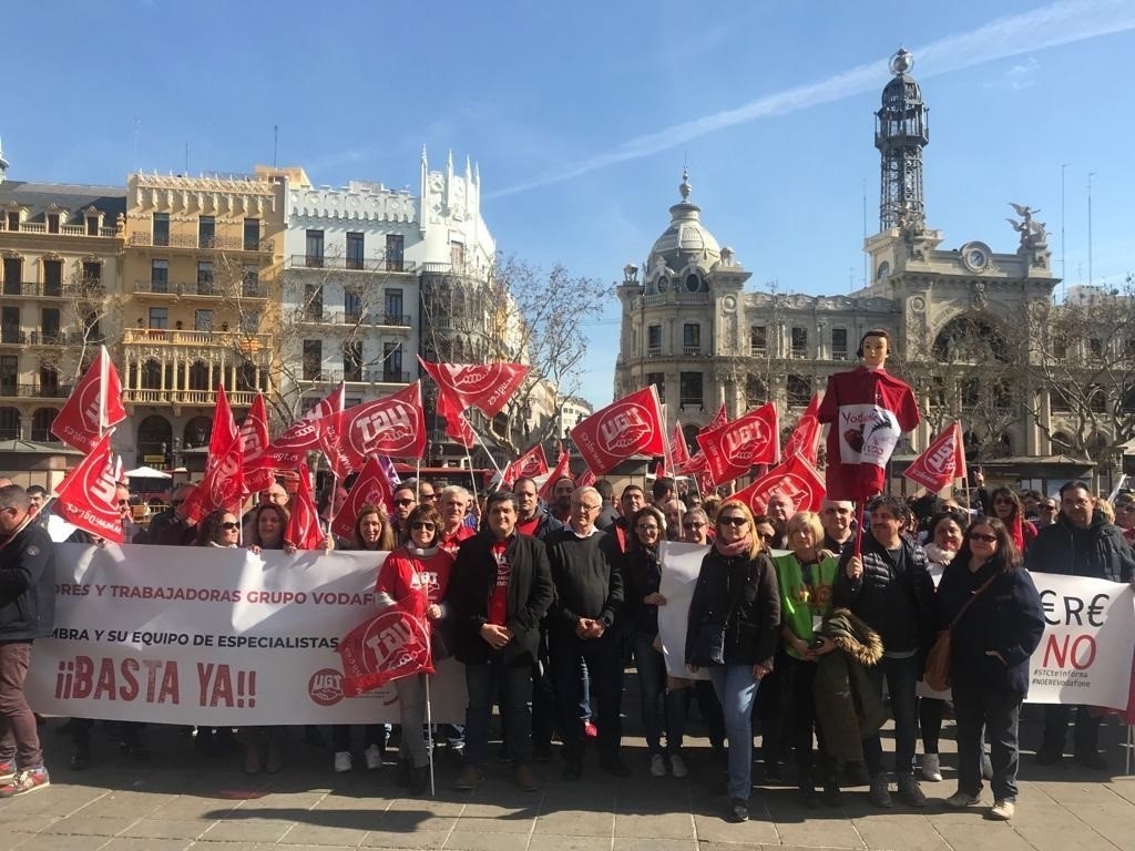 Manifestaciu00f3n vodafone ere