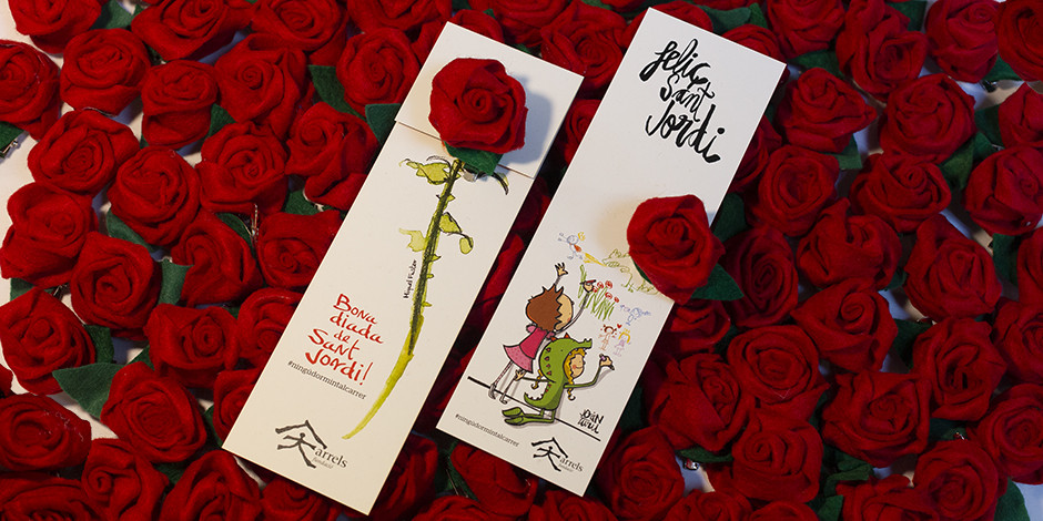 Roses Sant Jordi arrels