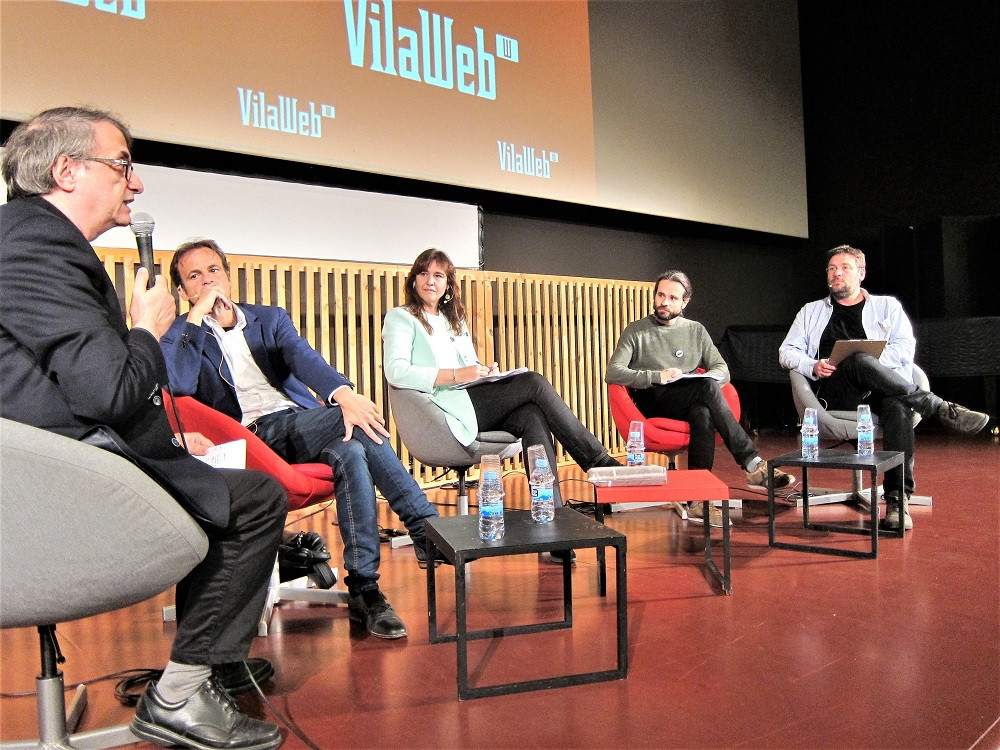 Jaume Asens (ECP) Laura Borru00e0s (JxCat) Gerard Gu00f3mez del Moral (ERC) Albano Dante Fachin (Front Republicu00e0)