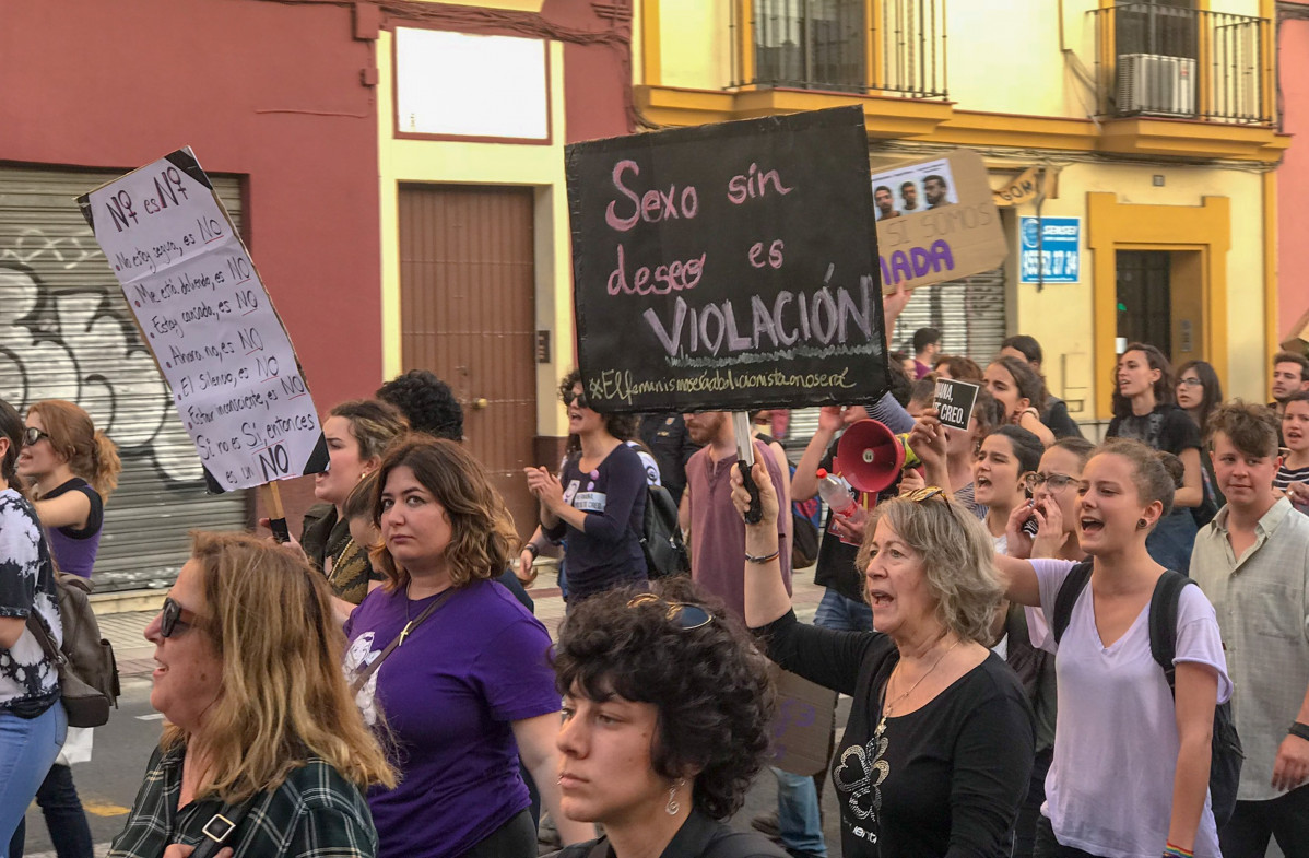 Manifestaciu00f3n contra sentència lamanada imatge