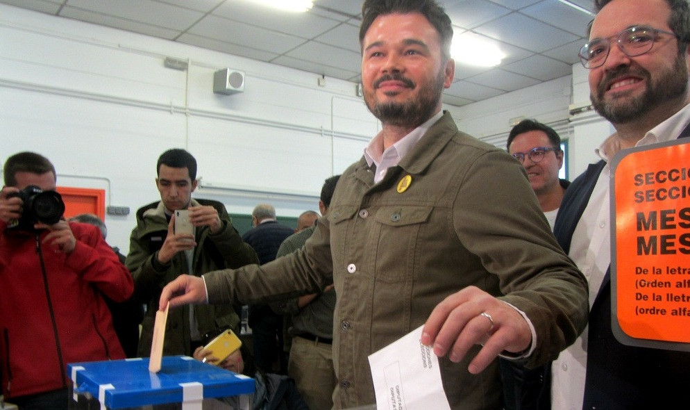 El candidat d'ERC a les eleccions generals Gabriel Rufián