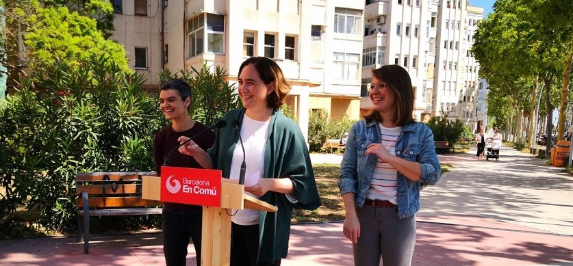 L'alcaldessa de Barcelona i candidata de BComú a l'Alcaldia Ada Colau