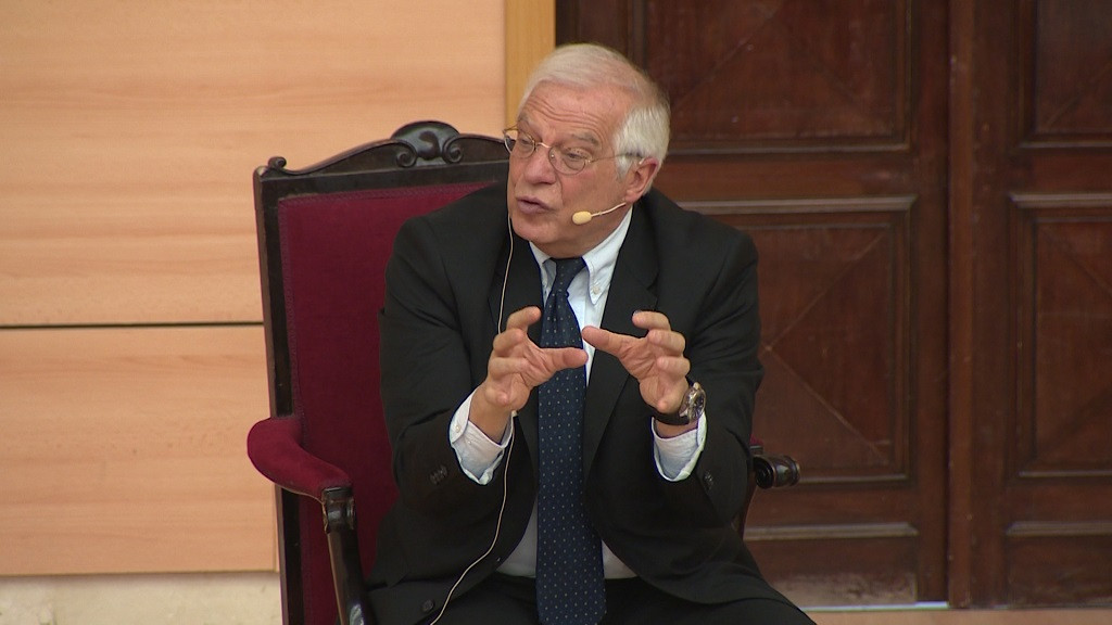 Josep Borrell parla sobre el sentiment identitari dins de la Unió Europea