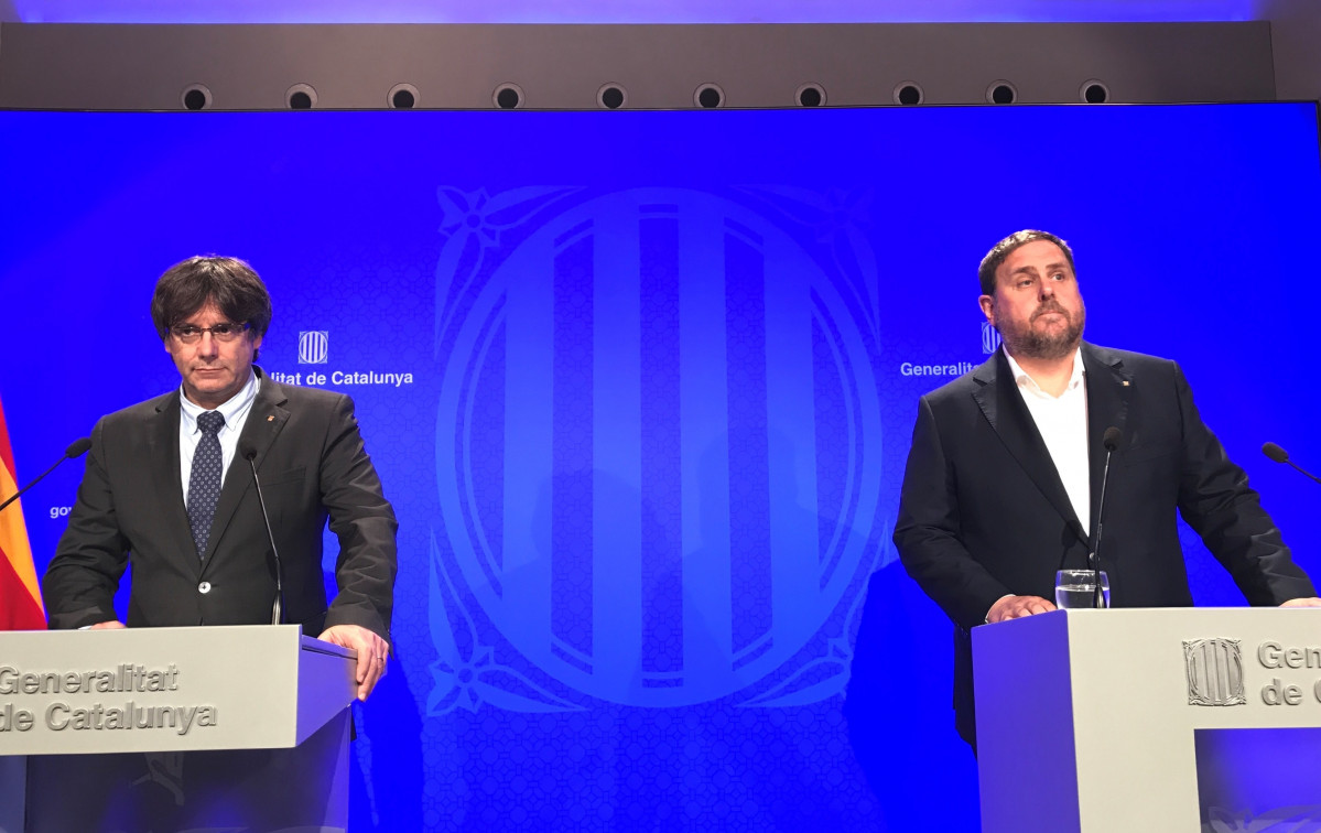 Junqueras amb Puigdemont imatge1