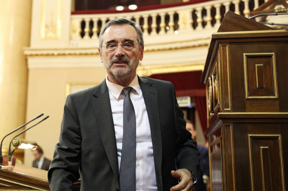 El president de Senat Manuel Cruz (PSOE)