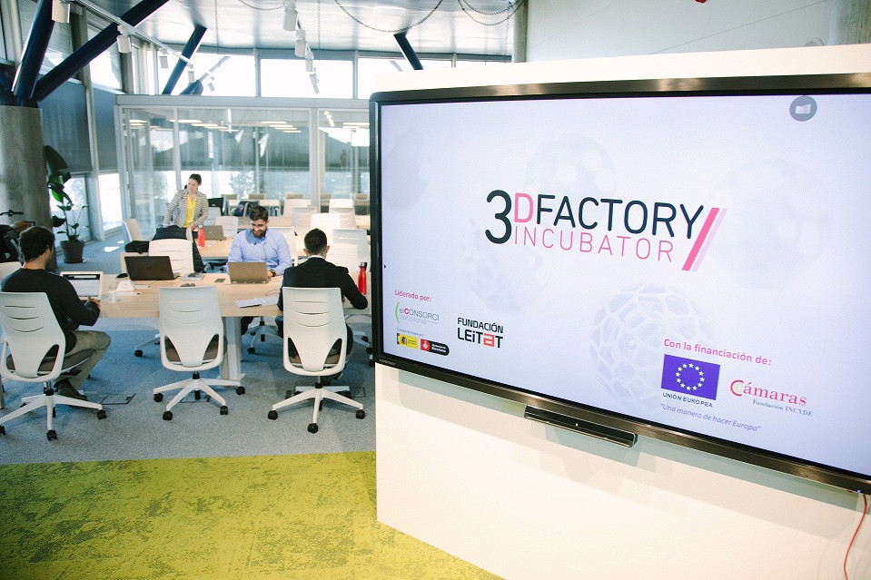 La 3D Factory Incubator crea 20 empreses després de 100 du00edas des de la seva posada en marxa