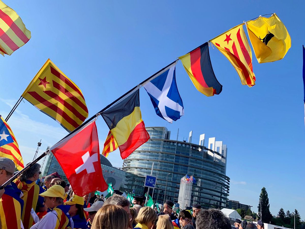 Manifestació independentista estrasburg