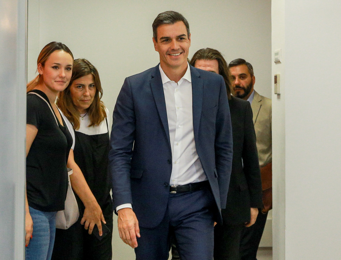 Pedro Sánchez compareixença del 9 d'agost